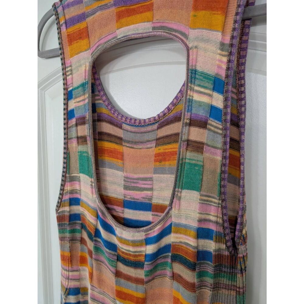 Anthropologie Multicolor Striped Midi Dress - Picture 7 of 9